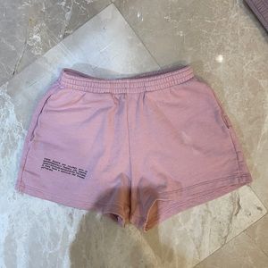 pink pangaia shorts